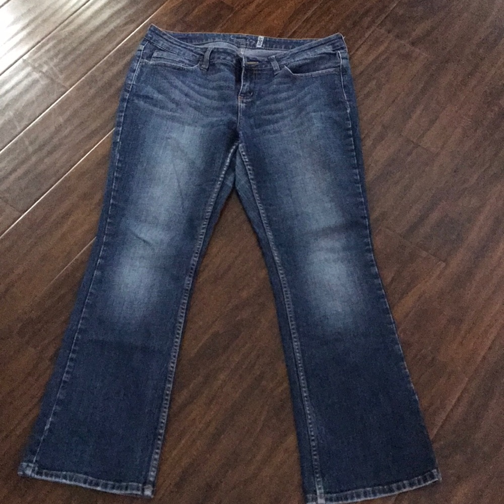 American rag 13 short boot cut jeans